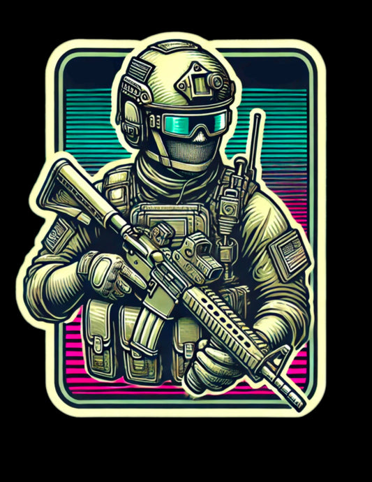 Tactical Neon Sticker